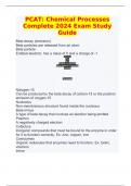 PCAT Chemical Processes  &colon;2024-2025 - EXAM PREPARATIONs COMPILATION BUNDLE