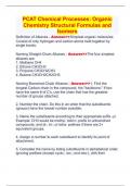 PCAT Chemical Processes&colon; Organic Chemistry Structural Formulas and Isomers
