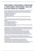 HESI EXAM 5&comma; HESI EXAM 4&comma; HESI EXAM 3&comma; HESI EXAM 2&comma; HESI EXAM 1 2022&comma; RN Exit Hesi &lpar;2020&rpar; ALL PASSED