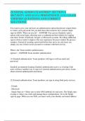 ZENDESK ADMIN EXAM PREP&colon; SECTION 6  SECURITY AND DATA PERSISTENCE &lpar;12&percnt;&rpar; EXAM VERIFIED QUESTIONS AND CORRECT  SOLUTIONS&period;