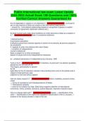 Public International law exam Latest Update 2024-2025 Actual Exam 180 Questions and 100&percnt; Verified Correct Answers Guaranteed A&plus;