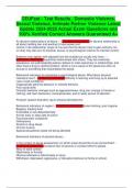 CEUFast - Test Results&lowbar; Domestic Violence&comma; Sexual Violence&comma; Intimate Partner Violence Latest Update 2024-2025 Actual Exam Questions and 100&percnt; Verified Correct Answers Guaranteed A&plus;