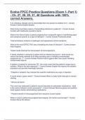Evolve FPCC Practice Questions &lpar;Exam 1- Part 1&rpar; - Ch&period; 27&comma; 28&comma; 29&comma; 31&comma; 48 Questions with 100&percnt; correct Answers&period;