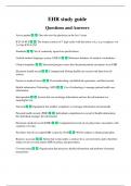 EHR study guide