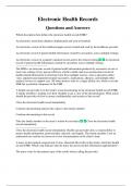 Electronic Health Records