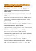 CBSPD Exam Prep Questions With 100&percnt; Correct Answers 2024&lpar;A&plus; Graded Verified&rpar;