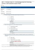 Wk 5 – Practice Topic 14 - Terminology Used for Planning,Control, and Evaluation Quick Check