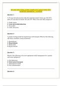 MN 566 2024 FINAL EXAM COMPLETE QUESTIONS AND VERIFIED ANSWERS - PURDUE&comma;&comma;&comma;Alpha