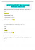 API 574 for API 570 Questions and Answers 100&percnt; Pass