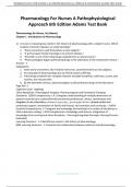 Test Bank - Pharmacology for Nurses-A Pathophysiologic Approach&comma; 6th Edition &lpar;Adams&comma; 2020&rpar;&comma; Chapter 1-50 &vert; All Chapters