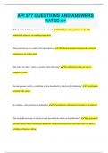 API 577 QUESTIONS AND ANSWERS RATED A&plus;