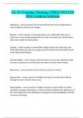 Ch&period; 35&colon; Everyday Theology &lpar;THEO 104 LUO&rpar; With Complete Solutions