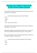 Theology 104 - Module 7 Study Guide &lpar;LUOA&rpar; With Complete Solutions