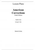 Solutions Manual With TB For American Corrections 9th Edition By Todd R&period; Clear&comma; George F&period; Cole&comma; Michael D&period; Reisig