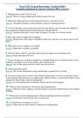 Texas CDL General Knowledge &lpar; Updated 2024 &rpar; Complete Questions & Answers &lpar;Solved&rpar; 100&percnt; Correct