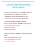APPIAN SENIOR DEVELOPER EXAM 2024&sol;150 QUESTIONS & CORRECT VERIFIED ANSWERS &sol;ALREADY GRADED A&plus;