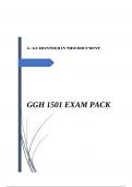 GGH 1501 EXAM PACK&period;