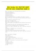SAFe DevOps ALL SOLUTION LAEST EDITION 2024 GUARANTEED GRADE A&plus;