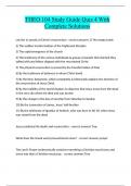 THEO 104 Study Guide Quiz 4 With Complete Solutions