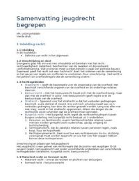 Samenvatting Jeugdrecht begrepen&comma; vierde druk&comma; Mr&period; Lydia Janssen
