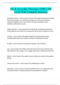 Ch&period; 8&colon; Everyday Theology &lpar;THEO 104 LUO&rpar; With Complete Solutions