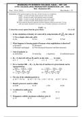 II PUC CHEMISTRY PREPARATORY EXAM - 1