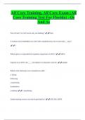 Alf Core Training&comma; Alf Core Exam &lpar;Alf  Core Training Test For Florida&rpar; &ndash;Qs  And As