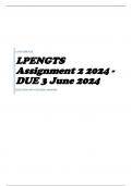 LPENGTS Assignment 2 2024 - DUE 3 June 2024