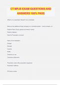 CT MPJE EXAM QUESTIONS AND ANSWERS 100&percnt; PASS