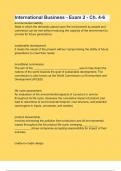 International Business - Exam 2 - Ch&period; 4-6&period;