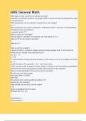 GRE General Math