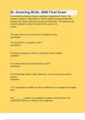 Dr&period; Gramling BUAL 2600 Final Exam