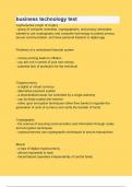 business technology test