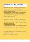 ACC 3304 Chpt 11 Quiz Conversion Process&period;