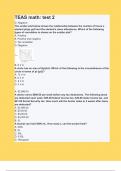TEAS math&lowbar; test 2