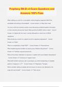 Prophecy RN B v3 Exam Questions and Answers 100&percnt; Pass