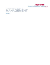 Algemeen management blok 2 propedeuse&period; 