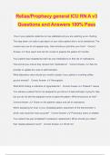 Relias&sol;Prophecy general ICU RN A v3 Questions and Answers 100&percnt; Pass