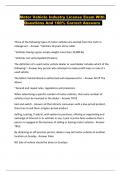 Motor Vehicle Industry License Exam With Questions And 100&percnt; Correct Answers 