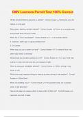 Colorado Permit Bundled Exams Questions and Answers 100&percnt; Verified and Updated &vert; Graded A&plus;