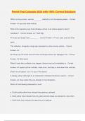 Permit Test Colorado 2024 with 100&percnt; Correct Solutions