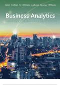 Test Bank for Business Analytics&comma; 5th Edition by Jeffrey D&period; Camm