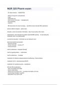 NUR 325 Pharm exam