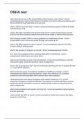 OSHA FINAL  BUNDLED EXAMS WITH 100&percnt; CORRECT SOLUTIONS 2024
