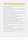 EMS OPS FINAL EXAM QUESTIONS AND ANSWERS