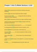 Chapter 1 Intro To Matter Sections 1&comma;2&comma;&3