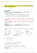Chem 103 Module 1 to 6 Exam answers Portage learning latest complete update