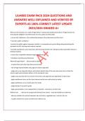 LJU4802 EXAM PACK 2024 QUESTIONS AND ANSWERS WELL EXPLAINED AND VERIFIED BY EXPERTS AS 100&percnt; CORRECT LATEST UPDATE 2023&sol;2024 GRADED A&plus;