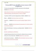Pearson RBT Exam with 100&percnt; Correct Answers 2023 COMPLETE