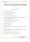 RBT MOCK EXAM A&comma; B&comma; C&D 2024 ACTUAL EXAM QUESTIONS AND 100- CORRECT ANSWERS GRADE A&plus;